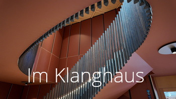 Klanghaus Wildhaus innen
