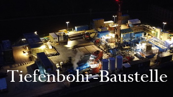Tiefenbohr Baustelle